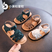 Детские плетеные сандалии, детская пляжная модная летняя пляжная обувь подходит для мужчин и женщин, в корейском стиле, мягкая подошва