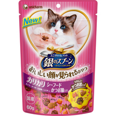 Кошки закуски 【现货】日本原装进口 银勺猫咪洁牙洁齿猫零食饼干 多种口味任选