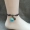 Vòng chân cổ điển Vintage dạ quang phát sáng đá chân dây chuông nam và nữ cặp vợ chồng sinh viên dễ thương phiên bản Hàn Quốc thời trang đơn giản - Vòng chân lắc chân nữ handmade