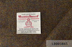 Баррет материал 深咖色哈里斯粗花呢harris tweed羊毛西服面料布料