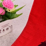 Чистое хлопок Большой красный шарф шарф новичок свадебное полотенце обратно в свадебную пару красот для лица полотенце бутик для лица PA Box Бесплатная доставка