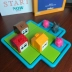 Trứng nhỏ dễ thương ba chú heo giáo dục sớm câu đố suy nghĩ logic 3D đồ chơi câu đố mê cung trẻ em 3-5 tuổi - Đồ chơi IQ
