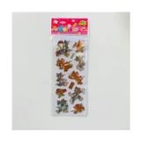 Детская мультяшная наклейка, трехмерные наклейки, динозавр для детского сада, награда, в 3d формате, раннее развитие