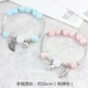 Lucky Lotus Heart Bursting Blue Crystal Bracelet Nữ Dễ thương tươi Hàn Quốc Đơn giản Sinh viên Yim Sen Bracelet vòng hồ ly Vòng đeo tay Clasp