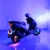 Xe máy bóng đèn lưỡi lê xe máy led sương mù đèn led chiếu sáng sửa đổi phụ kiện đèn pha điện áp 12V đầy màu sắc Phụ tùng xe máy