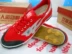 Giày bóng đá đôi sao đỏ Giày vải bóng đá nam đào tạo giày đế xuồng giày thể thao nam và nữ Ngôi sao giày bóng đá giày thể dục nam Giày bóng đá