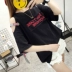 Mùa hè Hàn Quốc phiên bản của siêu lớn kích thước 200 pound chất béo mm ngắn tay t-shirt phụ nữ lỏng lẻo mỏng ren lá sen tay áo phiên bản lớn Áo phông