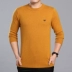 Áo len cashmere nam chính hãng màu trơn, áo len size lớn 2018 mới