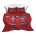 Giường tròn giường đôi giường cưới 1,8 mét khăn trải giường cưới đỏ giường váy bốn bộ bông tròn giường chăn bộ chăn ga gối đệm cưới everon Bộ đồ giường bốn mảnh