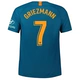 Atletico áo 18-19 Atletico Madrid mặc đồng phục bóng đá tay ngắn đặt số 7 Gretzmann thứ hai - Bóng đá Bóng đá