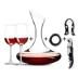 Bình rượu, rượu vang, rượu vang, ly pha lê gia đình châu Âu, rượu vang, hải mã, dụng cụ mở chai, bộ rượu ly uống rượu vang đỏ Rượu vang