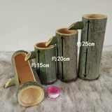 Бамбук текущий водный компонент Современный бамбуковый украшение рыбка камень впадины двор бамбуковой трубки Увлажняющая вода, циркулирующая кислород