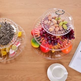 Acklis Fruit Plate Трех -многослойный многослойный полка ktv bar Домохозяйство творческое творческое двойное фруктовое диск Пластическая гостиная личность