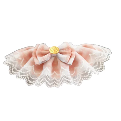 Слюнявчик, милый шарф, нагрудник с бантиком, кружевной аксессуар