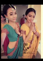 Этническая одежда, этническое вечернее платье, Индия, этнический стиль