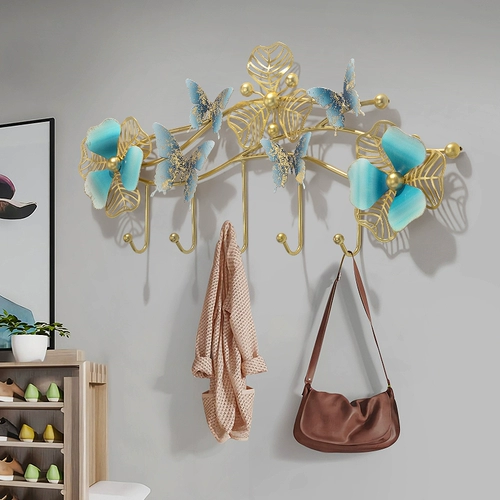 Модная стойка декоративная дверная крючка стена крюк Light Luxury Creative Butterfly Metal Iron Wall Look крюк