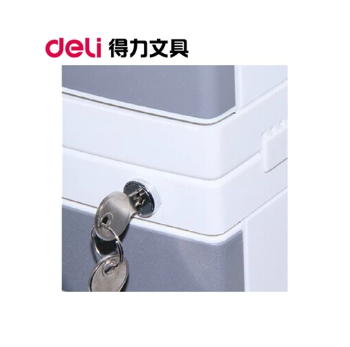 Deli 8854 Файловый шкаф четырех -слой блокировки файловой шкаф Устройство 8854 Desktop File Cabinet подлинный