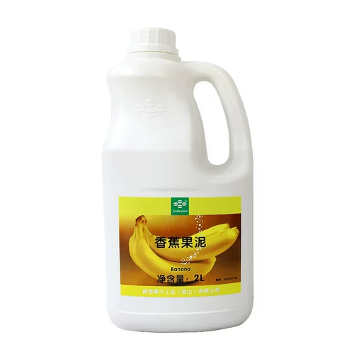 Молочный чай фрукты сырье свежее специальное банановое пюре из фруктов 2 л/бутылка свежее банановое пюре из фруктового пюре мясной напиток густая мякоть