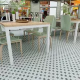 Античный ретро -горячий горшок чайный ресторан старый -модная напальная стена макао ледяная комната Гонконг.