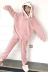Mùa thu và mùa đông phiên bản Hàn Quốc của tai thỏ dày sang trọng dễ thương thả lỏng đồ ngủ trùm đầu quần ngủ hai bộ đồ gia dụng phù hợp với phụ nữ pijama lụa dài tay Bộ Pajama