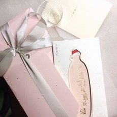 картон 且听风吟单瓶酒高档粉色礼袋包装单个