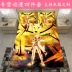 Naruto Hinata gia đình bốn tấm được trang bị xung quanh phần tử thứ hai của ký túc xá sinh viên hình ảnh động đơn chăn quilt ga giường 1m8 x 2m Khăn trải giường
