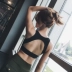 Rắn màu sexy V-neckline đồ lót thể thao nữ sốc-thu khuôn mẫu chạy thể dục áo ngực yoga vest áo ngực