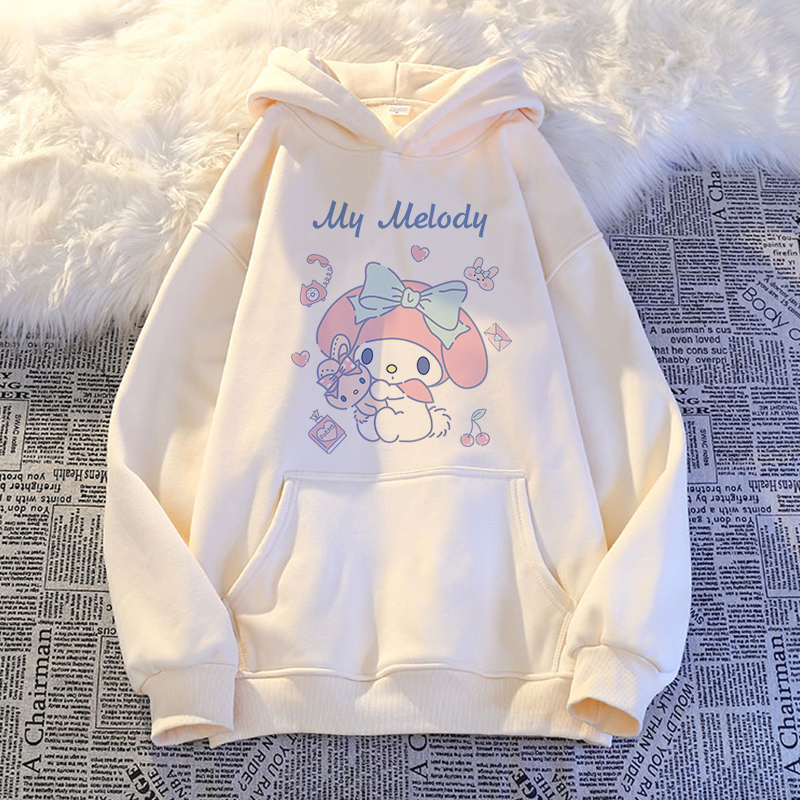 Girls' Big Children's Hooded Sweatshirt Merlot 2023 Spring and Autumn New Velvet Thickened Cute Women's Top for Students