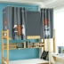 Cao đẳng ký túc xá giường rèm cửa màn vải thoáng khí trai phòng ngủ tầng trên cửa hàng giường 幔 tạo tác muỗi net rèm đơn giản