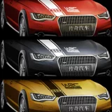 Автомобильная наклейка WRC Decorative Sticker Door Cover Cover Scratch Scratch Scratch Sticker