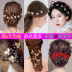 Hàn quốc cô dâu tiara bóng head tóc phụ kiện tóc phụ kiện hình chữ U kẹp tóc kẹp tóc kẹp tóc tóc trang sức nữ Phụ kiện tóc