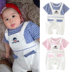 Bé mùa hè ăn mặc 6 tháng bé onesies quần áo quần áo bò quần áo trẻ sơ sinh tôi yêu mẹ quần áo phần mỏng mùa hè jumpsuit bé gái đáng yêu Áo liền quần