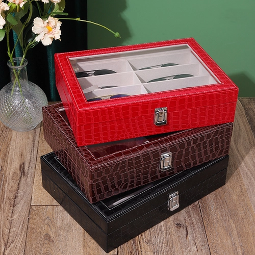 Коробка для хранения, модные солнцезащитные очки, стенд, 8 ячеек, 12 ячеек