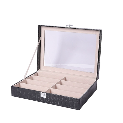 Коробка для хранения, модные солнцезащитные очки, стенд, 8 ячеек, 12 ячеек