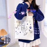 Шоппер, портативная льняная сумка, сумка на одно плечо, вместительный и большой тканевый мешок, коллекция 2022, подходит для студента