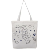 Шоппер, портативная льняная сумка, сумка на одно плечо, вместительный и большой тканевый мешок, коллекция 2022, подходит для студента