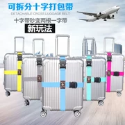 Du lịch ở nước ngoài cung cấp dây đai hành lý dây đai chéo với khóa mật khẩu đi kèm với du lịch thiết bị cầm tay