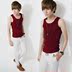 Mùa hè mới thể thao vest bó sát 2018 nam bó sát phiên bản Hàn Quốc của áo thun cotton thấm mồ hôi đáy quần nam áo 3 lỗ Lót