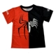 2020 quần áo mùa hè cho trẻ em vừa và lớn dành cho trẻ em thể thao Người Mỹ đội trưởng Spider-Man mùa hè áo thun nam tay ngắn bằng thép - Áo thun