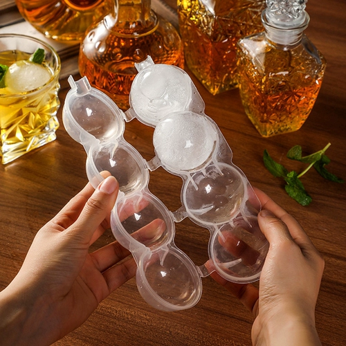 Создатель Ice Ball Round 4 Cavity Maicball Maker Diy Ice Cube Sha