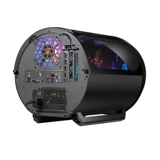 Игра в газовые бомбы Jiayuan Gaming Online Cafes Alien Rgb Computer Case 180 градусов полной боковой прозрачной графической карты M -TX Вертикальная установка