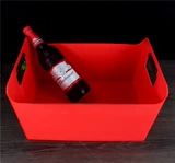Пластиковая пивная корзина пива пива пива с пивной коробкой для льда батон