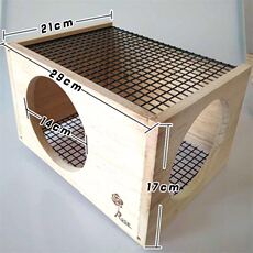 Игрушка 宠物空中隧道屋 兔子龙猫豚鼠休息窝隧道可固定通道拱形圆形玩具