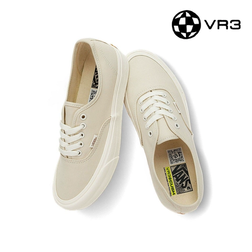 Vans, бежевые низкие тканевые эспадрильи подходит для мужчин и женщин, кроссовки, 3м