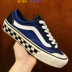 [启 凡] Giày nam mới Vans Style 36 Giày nữ màu xanh đen in thấp để giúp giày VN0A3MVLVS4 - Dép / giày thường giày the thao nữ Dép / giày thường