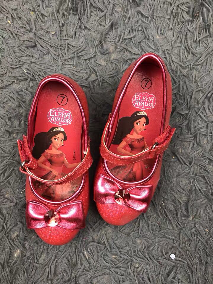 Disney Elena Avalor Dress Shoes Heels Toddler Girl Size 6 Pink