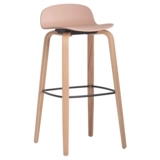 Северная сеть сетевая сеть красного барного стола современная простота в барах стул деревянный ремень задний бар