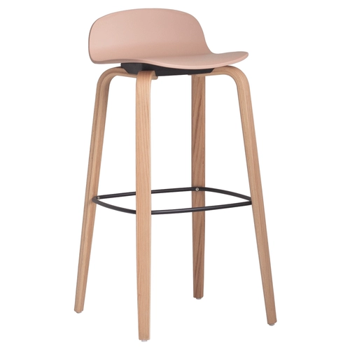 Северная сеть сетевая сеть красного барного стола современная простота в барах стул деревянный ремень задний бар