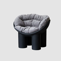 Черный+светло -серая подушка