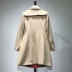[灵] 2018 mùa sản phẩm mới mất điều trị phá vỡ mã của phụ nữ đặc biệt thương hiệu hit màu lỏng áo gió áo khoác jean nữ Trench Coat